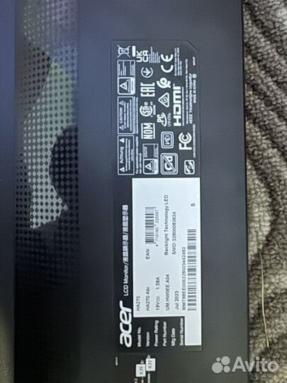 Монитор для компьютера 27