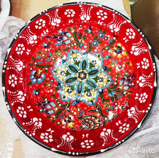 Турецкая пиала 15 см. полуручнная роспись оптом