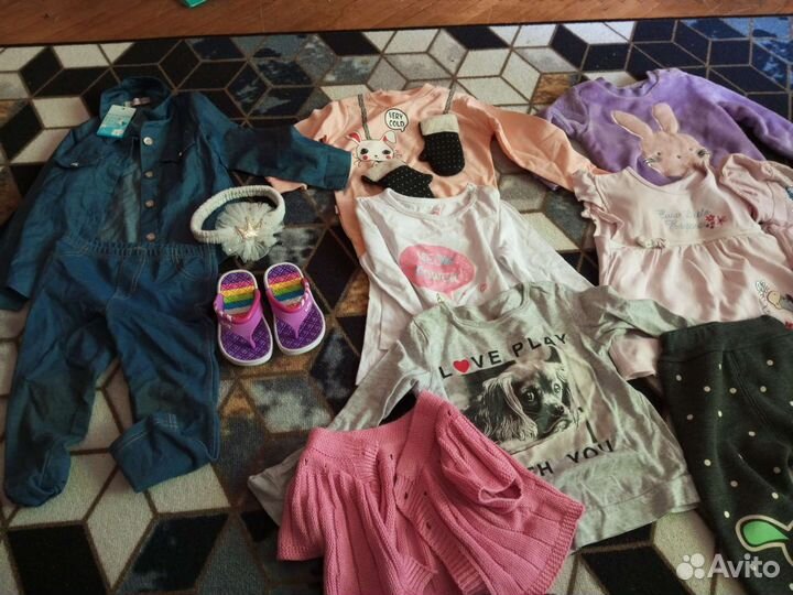 Пакет вещей на девочку 1-2 года