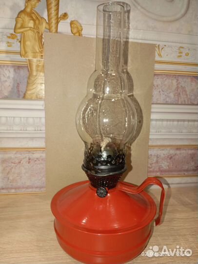 Керосиновая лампа. Новая. Новый фитиль