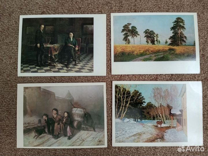 Набор открыток СССР, 70-80е, исторические