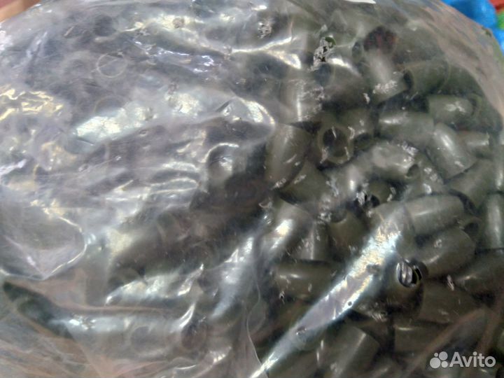 Концевики на шнур пластик, упак.1000шт