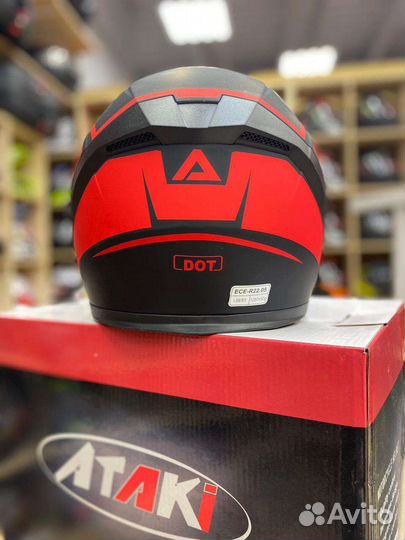 Мото шлем Открытый с очками и стеклом визором