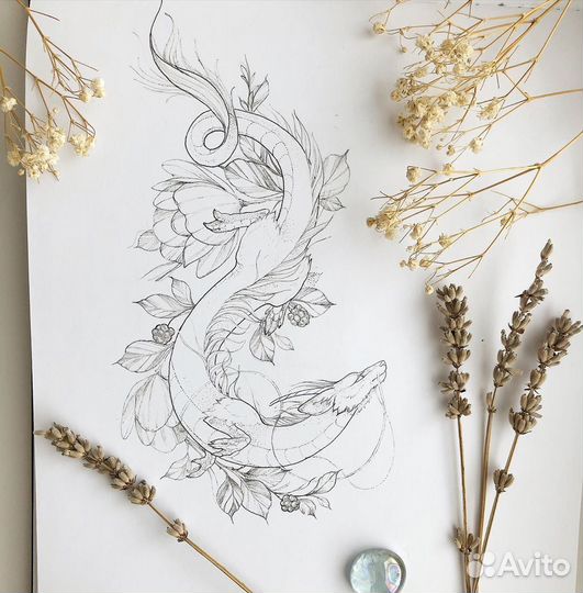 Модель на тату