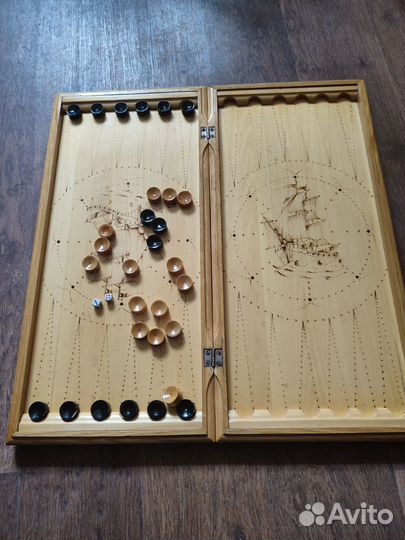 Нарды резные ручной работы