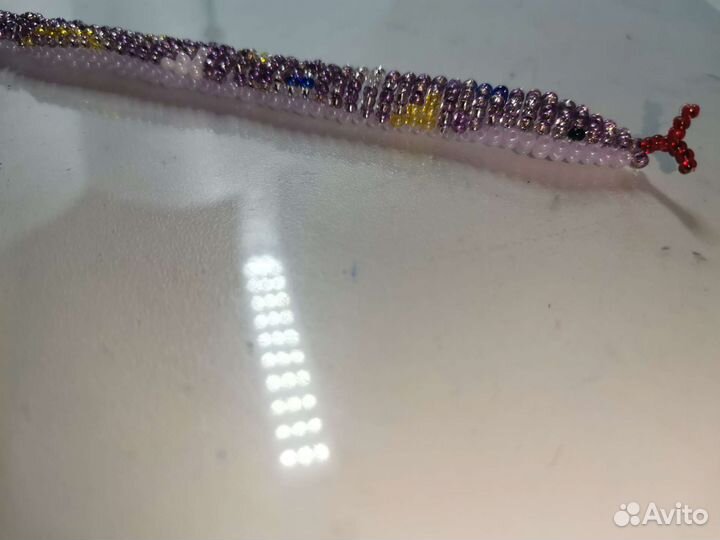 Змея из бисера