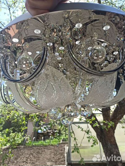 Люстра потолочная светодиодная с пультом