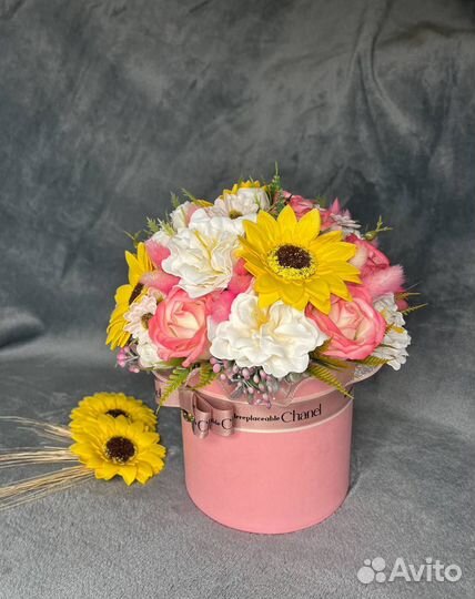 Букеты из мыльных цветов