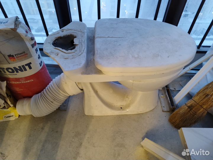 Строительный унитаз