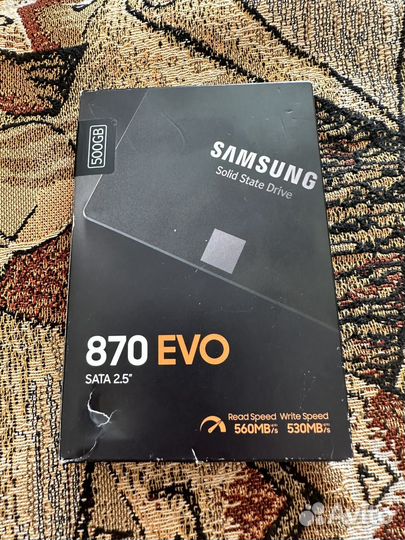 SSD диск Samsung 870 evo 500GB