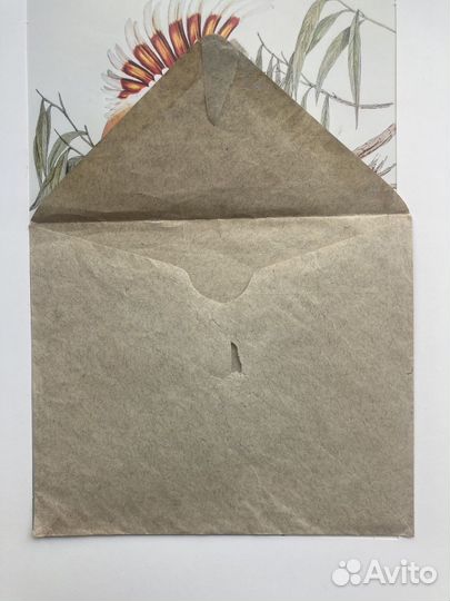 Старинный конверт Мануфактура Москва