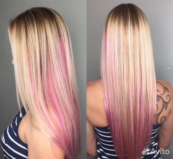 Снятие наращивание коррекция волос