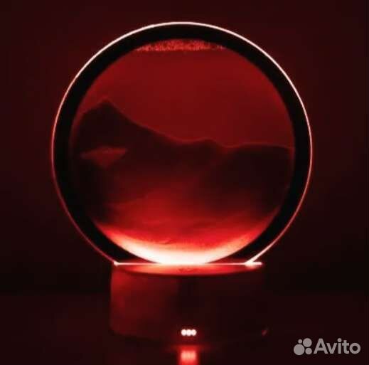 Светильник ночник 3D Живая картина Пески декор