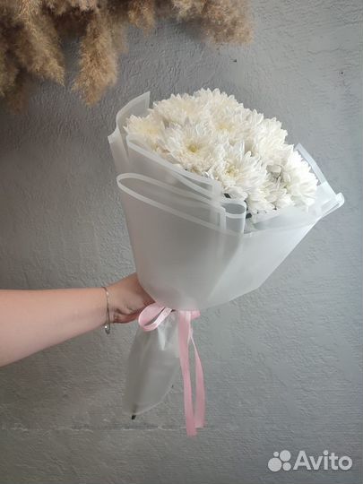 Милый букет хризантем