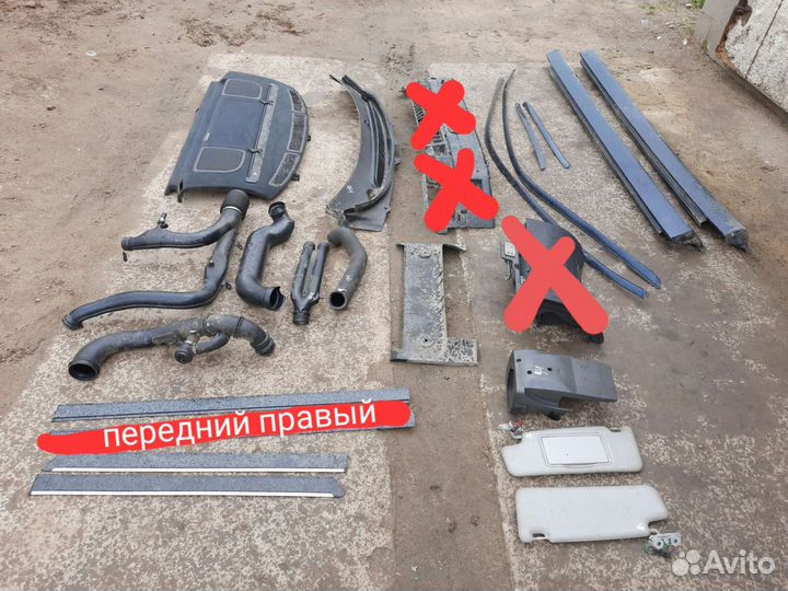 Пластик салона volvo s80 с80 1997г.в