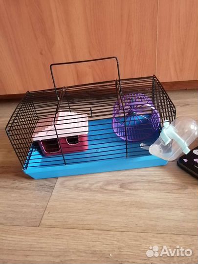 Клетка для грызунов длинна 26 см,высота 13 см
