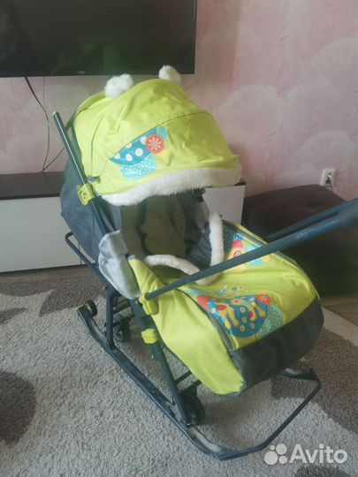 Коляска санки