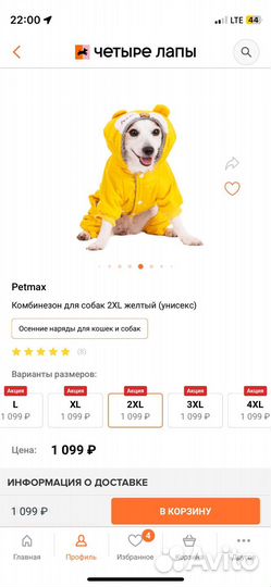 Комбинезон для собак Petmax