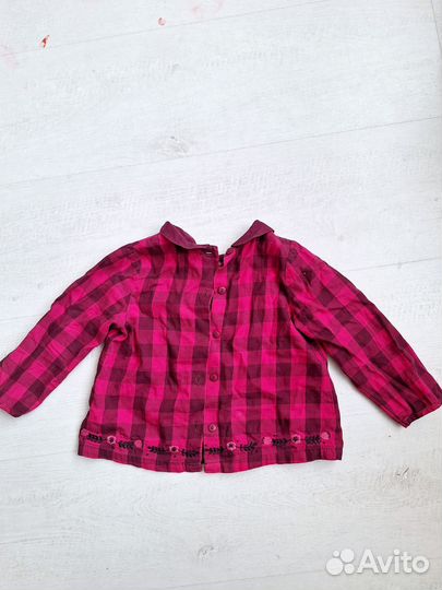 Рубашка для девочки 80