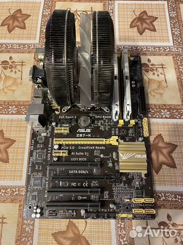 Материнская плата с процессором i7 4770 + кулер купить в Санкт ...