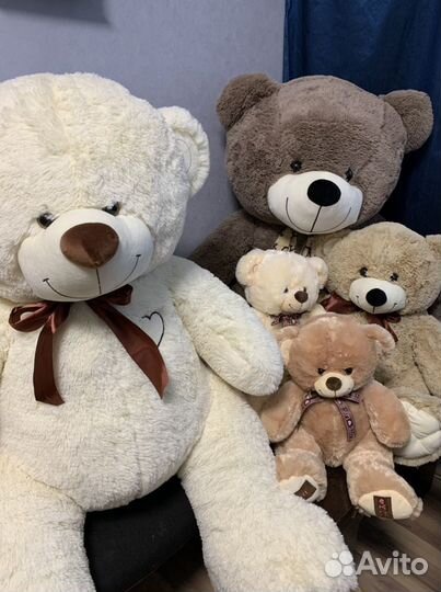 Медведь мишка медвежонок 70см 1м20см 1м40см