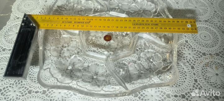 Хрустальная менажница