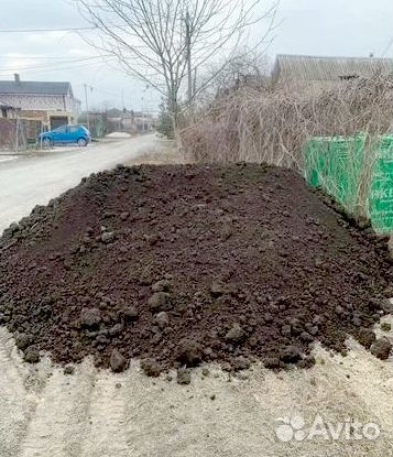 Земля чернозём плодородный грунт. Доставка в срок