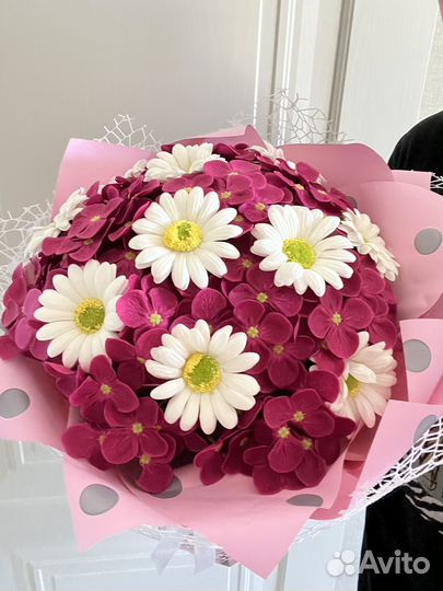 Букет из мыльных роз