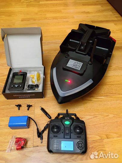 Кораблик для рыбалки с GPS, доп акб и эхолотом