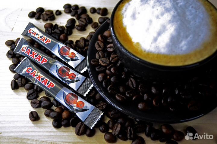 Сахар порционный в стиках, 5 г