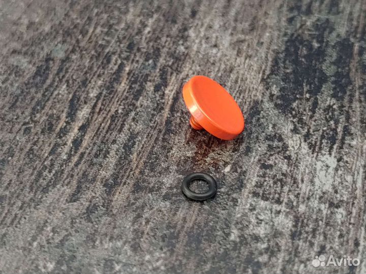 Кнопка спуска затвора оранжевая