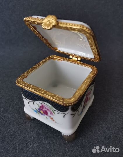 Шкатулка Мини для украшений, фарфор, новая