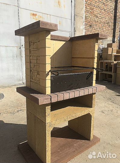 Открытая печь для зоны барбекю