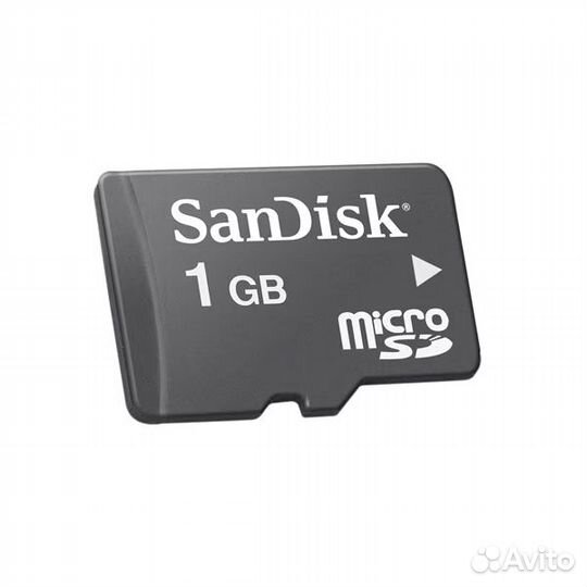 Карта памяти MicroSD 1GB + адаптер SanDisk