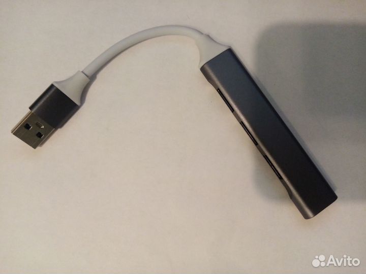 Стильный разветвитель USB-Hub 4 порта с USB 3.0