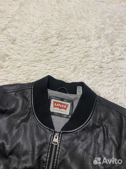 Кожаный бомбер Levis Vintage Оригинал