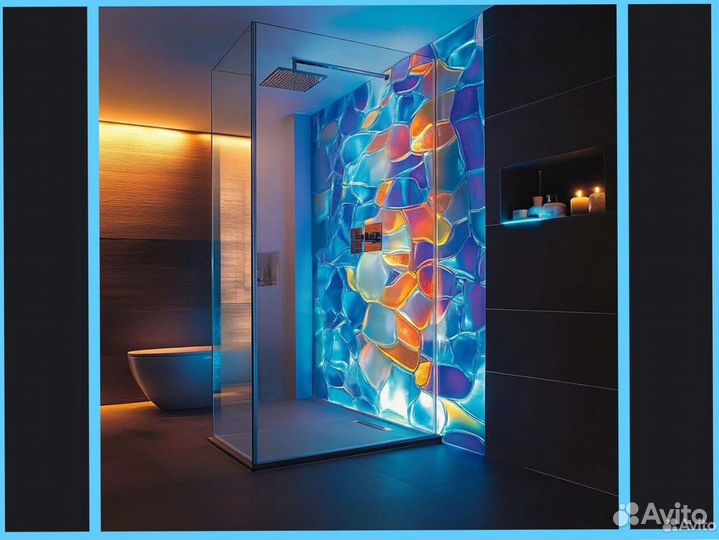 Душевые стеклянные ограждения на заказ