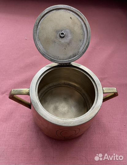 Сахарница латунная