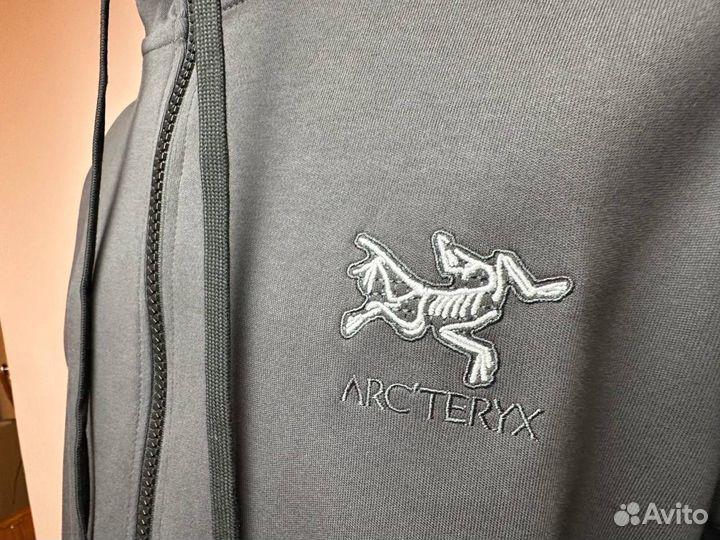 Худи Arcteryx Серое