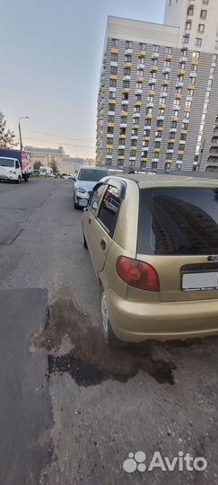 Daewoo Matiz 0.8 AT, 2007, битый, 208 561 км