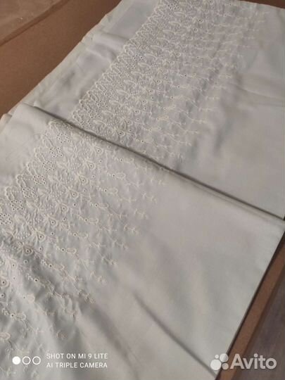 Ткань шитьё 4м. Голубая