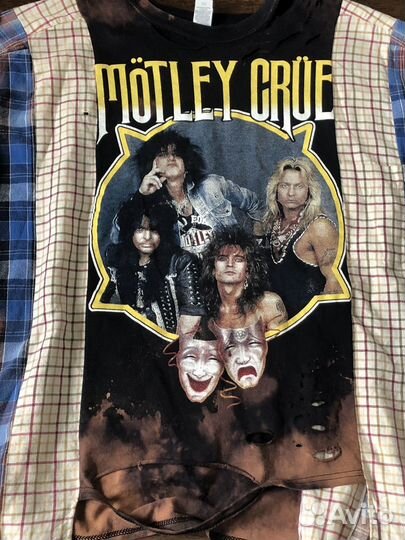 Кофта рокерская пэтчворк унисекс