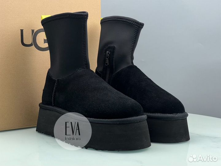 Женские угги на платформе Ugg Classic Dipper Black