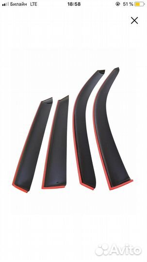 Дефлекторы окон ford focus 2 универсал 2004-2011