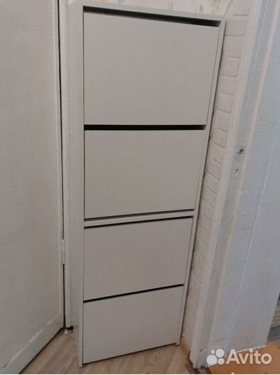 Стеллаж обувница узкая