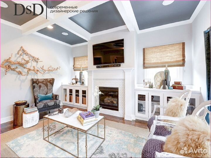 Шторы стиль римский