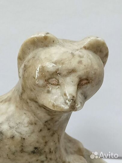 Пепельница песец мрамор СССР