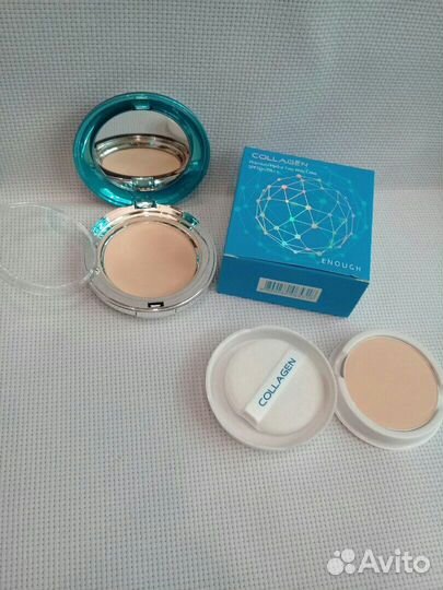 Пудра с запасным блоком Collagen