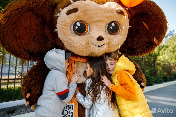 Чебурашка-Сибирский, ростовая кукла аниматор