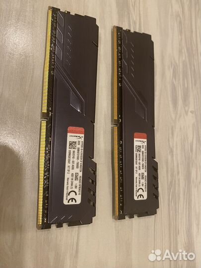 Оперативная память ddr4 hyperx fury 16gb